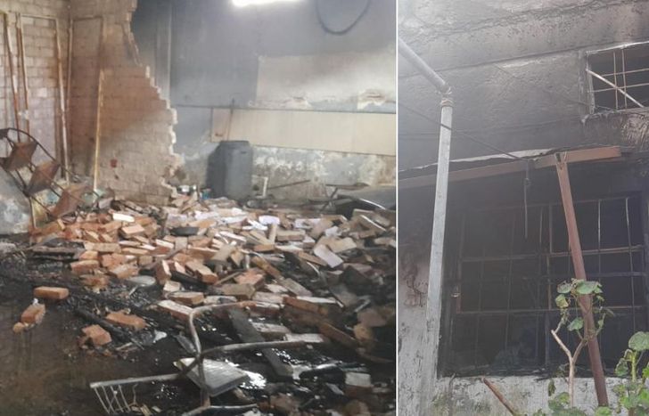 El siniestro provocó graves daños en la zona más afectada.