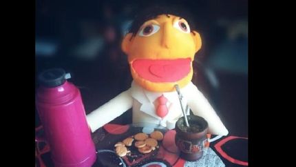 El personaje surgió para entretener a los sobrinos de Alberto y hoy su video cuenta con más de mil visitas.