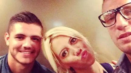 Mauro Icardi, Wanda Nara y Maxi López, en otros tiempos.