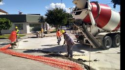 la renovación de las calles avanza en distintos frentes.