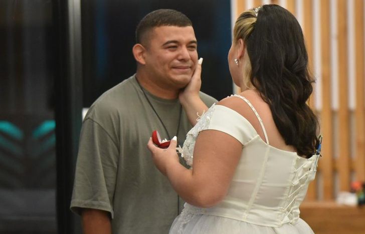 Brian y Luciana en el Congelados de Gran Hermano.