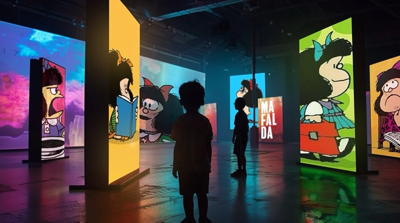 El mundo de Mafalda, en una muestra. 