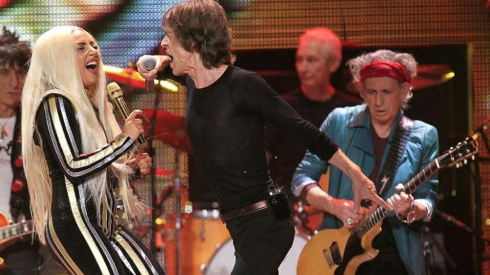 Con Lady Gaga en vivo.