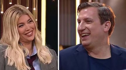 Wanda Nara y Maxi López, con buena onda.