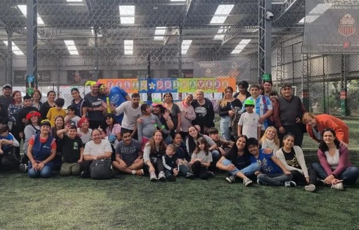 Organizaron actividades deportivas y sociales.