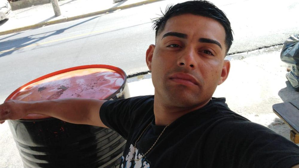 Miqueas Arizpe, momentos antes del crimen.