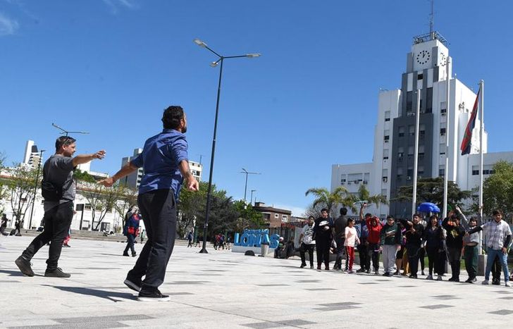 La muestra contó con todas las escuelas de educación especial de Lomas.