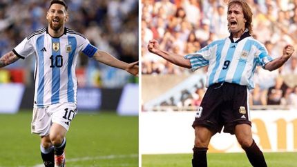 la radiografia de los 10 goles de messi y los 10 de batistuta en mundiales