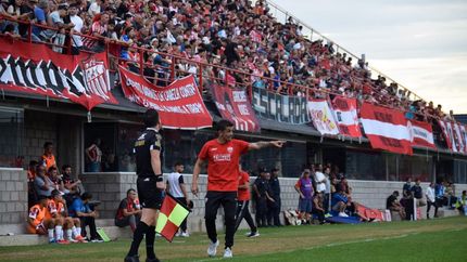 Martín Rolón, ahora en la vereda opuesa de Talleres,