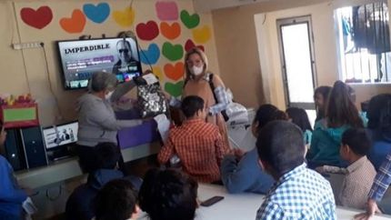 Durante la pandemia, el Hogar tuvo que reinventarse. Durante la pandemia, el Hogar tuvo que reinventarse.