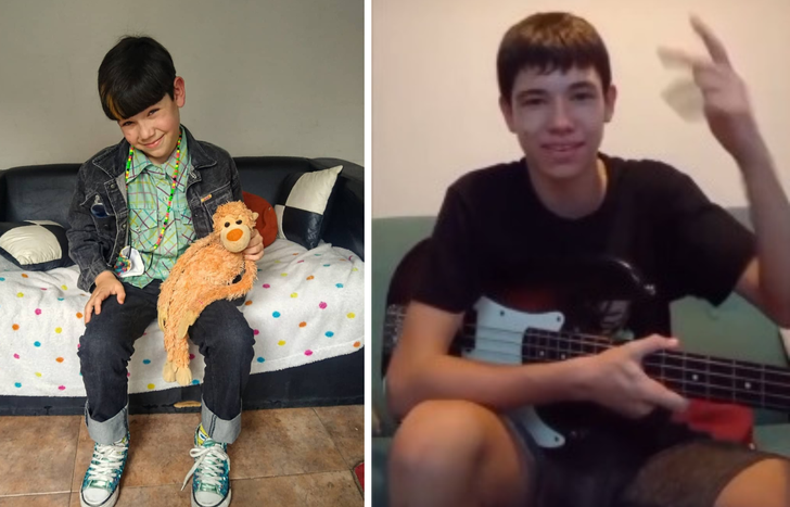 De ayer a hoy: el joven de Lomas que desde muy chico quiere ser artista.&nbsp;