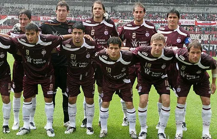 El equipo de Lanús que finalizó como líder en la tabla anual 2008-2009.