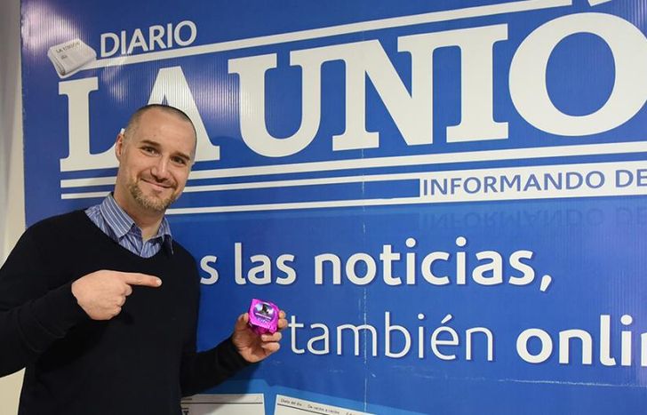 Logiacco visitó La Unión para presentar su alfajor.