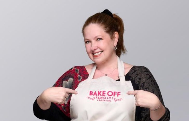 Andrea del Boca, a los besos.