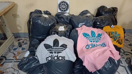 Parte de lo incautado.