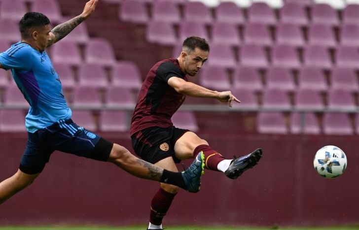 Lanús jugó un amistoso ante la Selección Argentina Sub-23.