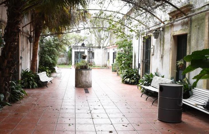 El patio es uno de los emblemas del lugar.