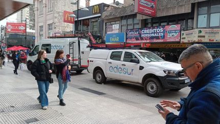 Edesur estuvo en el lugar para verificar la falla.