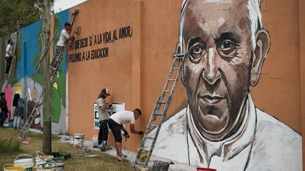 En Lomas están celebrando los 12 años de Francisco como Papa.