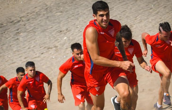 El plantel se entrena duro en Mar del Plata