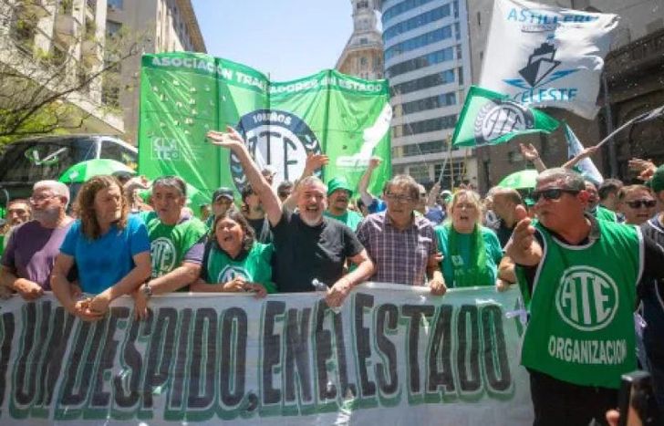 ATE prepara una nueva movilización para este jueves y se analiza un paro general.