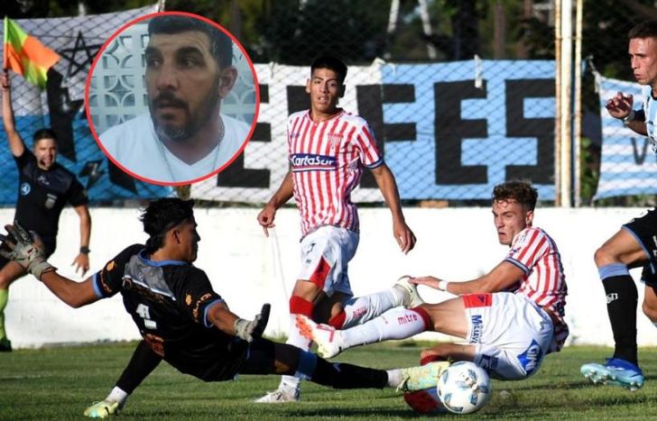 Así definía Brondo para poner el 2-2 a favor de Los Andes. El juez de línea lo anuló.