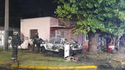 El incendio fue anoche.