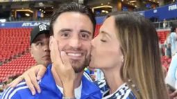 Nicolás Tagliafico y Carolina Calvagni.&nbsp;