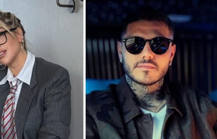 Wanda Nara y Mauro Icardi, en medio de un escándalo.