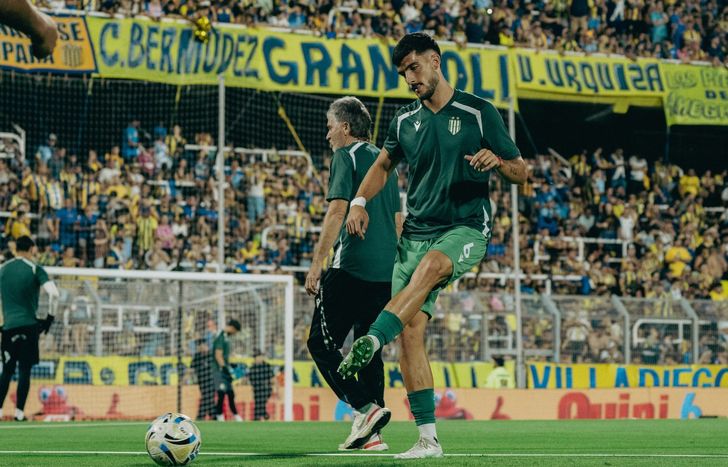 Nicolás Meriano trazó el objetivo de Banfield.