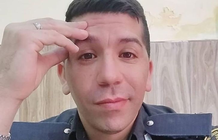 Walter, el policía de Lomas que falleció en un accidente.
