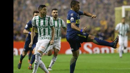 Ramón Ábila estará en el ataque de Boca, que recibirá a Palmeiras en La Bombonera.