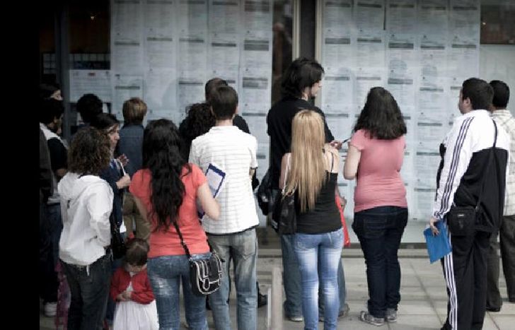 El desempleo es un resultado de la crisis.