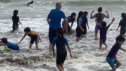 El 70% de lo chicos que viajaron no conocían el mar.