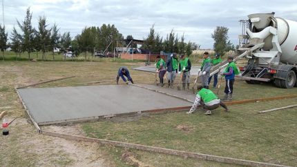 Realizan una obra de gran magnitud en el Parque Santa Catalina.