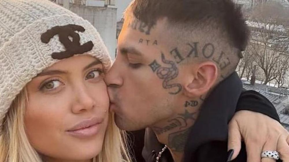 Wanda Nara y L-Gante.