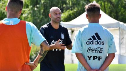 Mascherano dio una lista para la sub-20. Mascherano dio una lista para la sub-20.