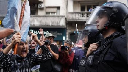 el gobierno prepara otro operativo represivo para el miercoles