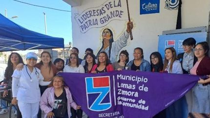 La obra de arte ya es parte de la colección de Marcial llamada Murales a conciencia.