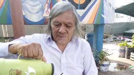 Carlos desde hace 18 años participaba de la Toma.