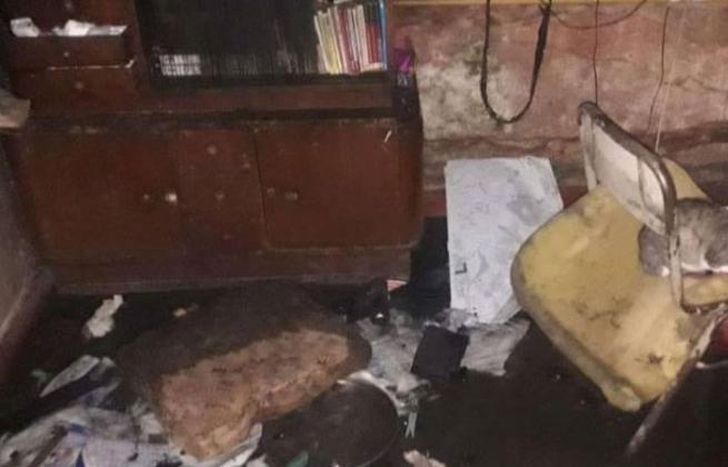 La casa estaba ubicada en Larrazábal y Necol.