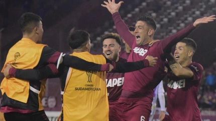 Braghieri, de cabeza, le dio el triunfo necesario a Lanús.