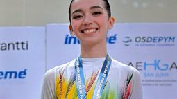 Rocío Romero es de Banfield y debutó en el Campeonato Absoluto donde logró una medalla de bronce.&nbsp;