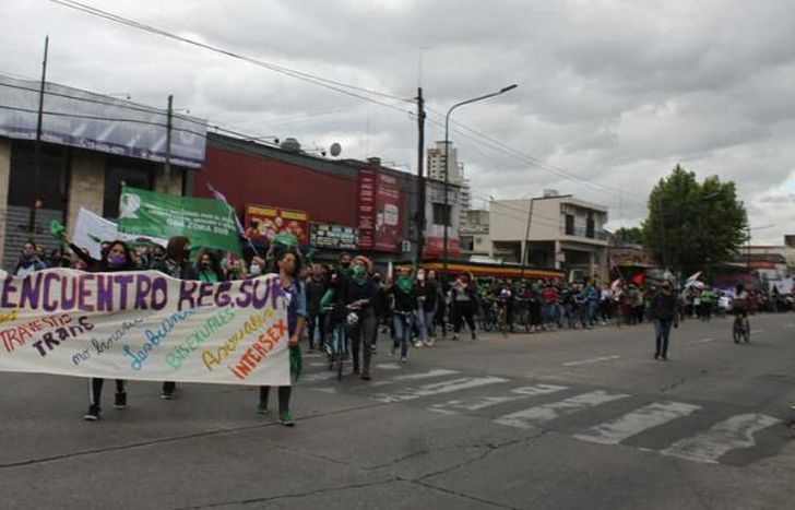 Las mujeres de la zona Sur otra vez vuelven a copar las calles.