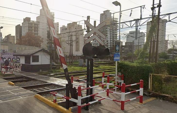La barrera de Boedo, el lugar donde ocurrió el accidente.