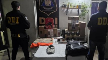 La Policía recuperó los objetos robados.