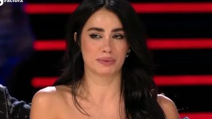 Lali se quebró en vivo.