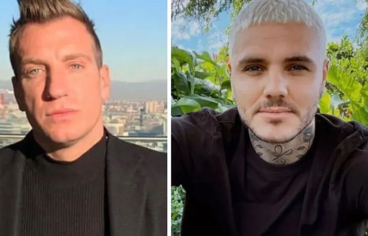 Maxi López y Mauro Icardi, enfrentados.&nbsp;