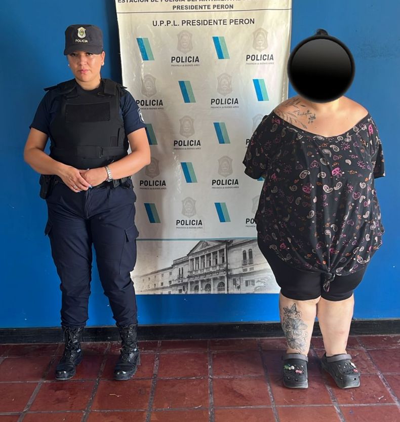 La detenida es hija de un funcionario judicial de Lomas de Zamora.