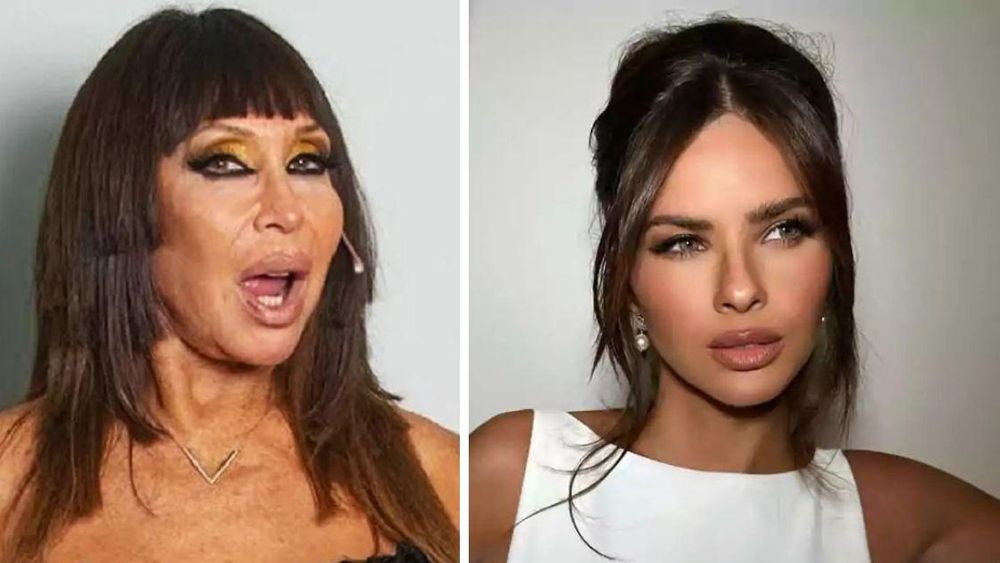 Moria Casán y la China Suárez, mano a mano.